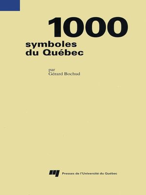 cover image of 1000 symboles du Québec